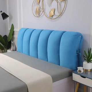 침대헤드보드 쿠션 리폼 보드 헤드 침대 벽쿠션 커버, 블루
