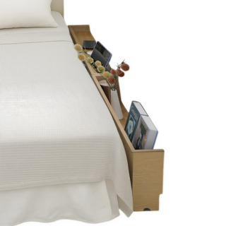 아이린 저상형 침대틈새선반 사이드테이블 틈새수납, 저상형A-기본형, 애쉬