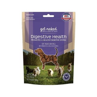 get naked. 健納緹 頂級保健鮮肉軟點心 100g 雞肉口味 狗狗軟點心 關節、腸胃、視力健康配方, 1個, 腸胃保健