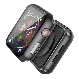 아키쉘 애플워치9 8 7 6 SE 5 4 3 2 1 울트라2 1 38 40 41 42 44 45 49mm 호환 강화유리 보호 풀커버케이스, saw920 화이트, 애플워치7/8(45mm)/saw920 화이트