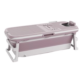 折疊浴缸 泡澡桶 摺疊澡盆 摺疊泡澡盆 游泳池 沐浴桶 兒童 折疊浴缸, 粉色, 1個