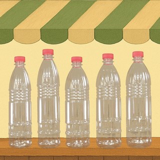 【菁炭元素】台灣製造 PET 塑膠瓶 飲料瓶 塑膠罐 冷泡茶瓶 寶特瓶 寬口瓶 礦泉水瓶 大口瓶 圓柱瓶 外帶瓶 網美瓶, 1個, P6：超取每單限28支,安全蓋 - 白色蓋, 透明, 630ml