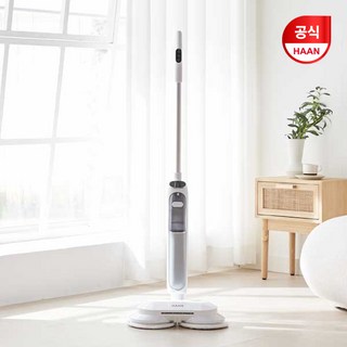 한경희 초고속예열 살균 유선 스팀물걸레 청소기 EHMS-D3000WT + 초극세사 패드 4장
