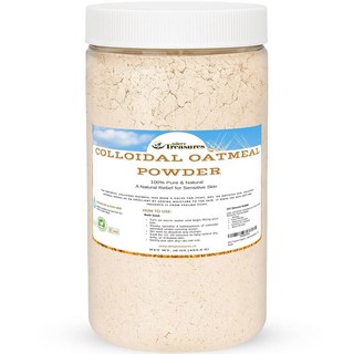 더러운 보물 콜로이드 오트밀 목욕 | 습진 및 가려운 피부 완화 아기 안전 100% 천연 무향 1파운드(16온스), 16 Ounce (Pack of 1), 454g, 1개