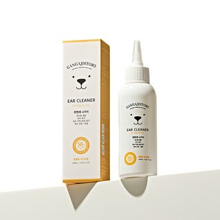 강아지스토리 저자극 강아지 귀 세정제 귀청소 외이염 염증 귓병 곰팡이 이어클리너 고양이 리무버, 1개, 120ml