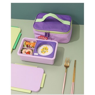 락앤락 직장인 보온 도시락통 샐러드 초등학생 유치원 소풍 다이어트 런치박스 가방포함 보온, 파랑, 1세트