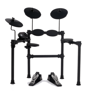 電子鼓組 靜音練習鼓 初學者適用 兒童成人皆宜 多種音色選擇 MIDI USB連接, 1套, ED-08