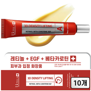 닥터유셀라 트리플 레티놀 레티날 비타민A 3000ppm 주름 개선 리프팅 크림, 10개, 30g