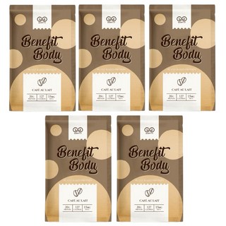 WORTH 沃爾司 Benefit Body 輕植蛋白 咖啡歐蕾 美型蛋白, 31.5g, 5個