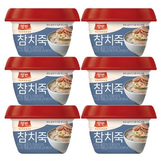 양반 참치죽(국산쌀), 287.5g, 6개