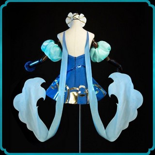 리그오브레전드 롤 LOL 영혼의 꽃 온천 소나 코스튬 코스프레 의상