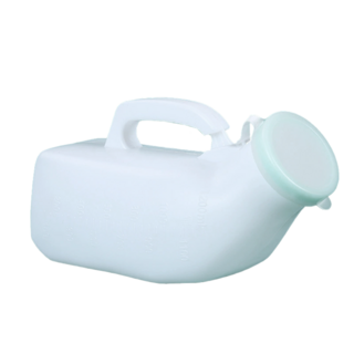 大容量尿壺 1200ML 夜壺 便攜車載老人尿壺 成人男士車用, 白色, 1個