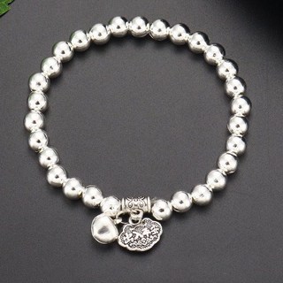 純銀手鍊 鈴鐺平安鎖設計款