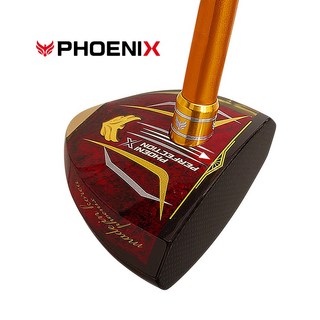 피닉스 국산 파크골프채 퍼펙션 PERFECTION _프리미엄 상급자용., 우타(마블레드), 검은색, 여자21호