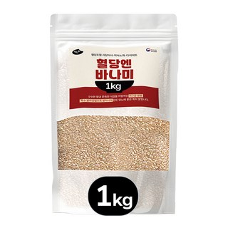 혈당엔 바나미 혈당강하 바나듐쌀 국산 발아현미 백미 혼합곡 저당식사 저속노화 다이어트, 1kg, 1개