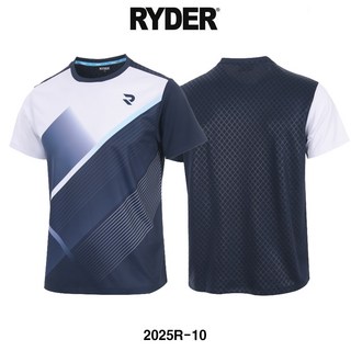 라이더 티셔츠 배드민턴 반팔 상의 남성 여성 게임웨어 화이트 민트 네이비 2025R-10