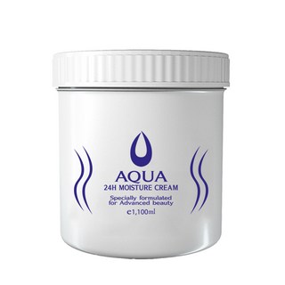[아유라피] 아쿠아 24H 모이스춰크림 피부관리실용 대용량 수분크림, 1개, 1100ml