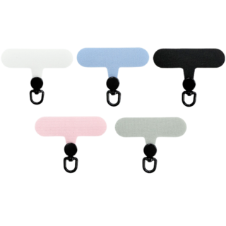 手機掛繩墊片 旋轉款 藍色 輕巧便攜 舒適材質, 黑色, 1個