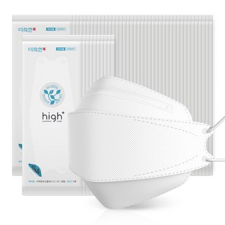 The Chakhan 保健用口罩 KF94, 白色, 50片, 1組