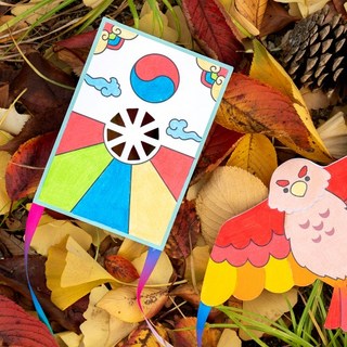 연만들기키트 겨울야외활동 막대기연 연날리기, 고래연 UDPOM0123