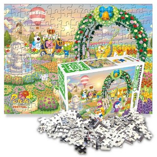 뽀로로 직소 퍼즐 150조각 어린이 유아 캐릭터 그림 맞추기 장난감, 1개, 풍차 언덕, 150피스