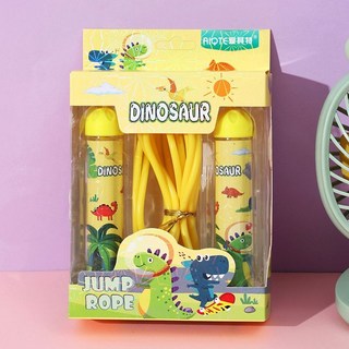 兒童跳繩熱賣 卡通兒童跳繩 文具套裝禮盒 小學生用品禮物 六一禮品幼兒園畢業獎品, 恐龍, 1個
