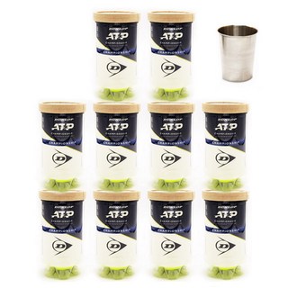 2025 던롭 ATP 테니스공 10캔 (20볼) 스텐컵1p 시합구, 던롭 ATP볼 10캔 (20볼), 10세트