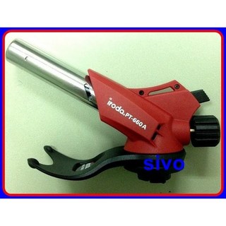 IRODA PT-660A 可倒噴加長型瓦斯噴火槍 360度旋轉 電子點火, 1個