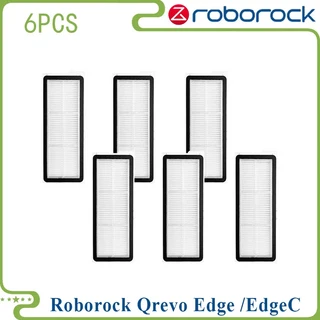 로보락 케레보 엣지 / S5A 5V1 커브 호환 진공청소기 부품 메인 롤러 사이드 브러시 헤파 필터 물 천 봉투, 02 6PCS
