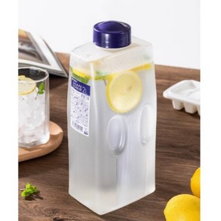 NAKAYA C057 2L 旋轉式輕便冷水壺 日本製 耐熱冷水壺 果汁壺, 1個, C0572L旋轉式輕便冷水壺, 透明