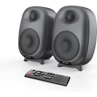 BESTISAN 2채널 앰프내장형 하이파이 액티브 PC-FI 데스크 파이 블루투스 북쉘프 컴퓨터 스피커, 블랙, SR06