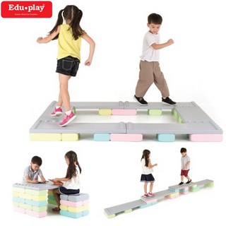 파스텔 빅블럭 대형 집짓기 블럭 바퀴달린 큰블록 큰 5살 유아, 빅블록B세트, 1개