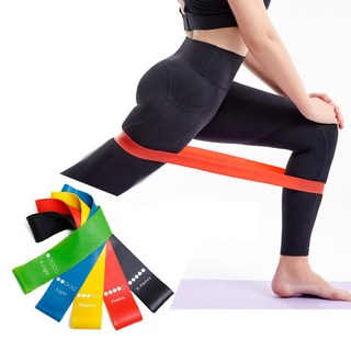 스트레칭 힙업 힙딥 운동 밴드 운동용 고무밴드 요가밴드 루프밴드 초보용~전문가용 5P세트