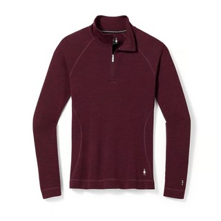 Smartwool 女款美麗諾羊毛四分拉鍊衫，柔軟透氣，修身剪裁，戶外運動首選