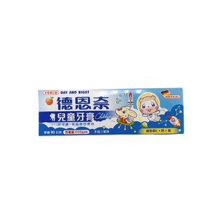 德恩奈兒童牙膏90g (草莓/水蜜桃) 含氟量1000ppm, 1個, 水蜜桃