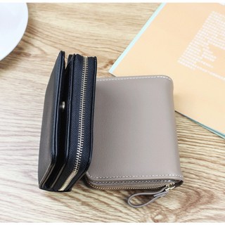 mamabao 零錢包 短夾 磁扣設計男士皮夾 拉鍊短夾 證件零錢包 卡片零錢包 女零錢包