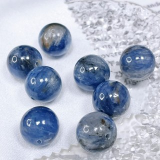 【泰福水晶 Tai Fu】藍晶散珠 13mm 單顆 天然水晶串珠 DIY手作飾品