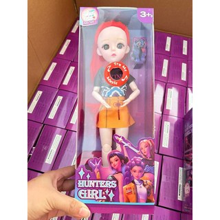 獵魔女團娃娃，12寸高，17關節可動，3D眼睛，帶燈光音樂，魯米佐伊米拉設計，高品質收藏。, 紅髮米拉開窗盒音樂款207g, 1個