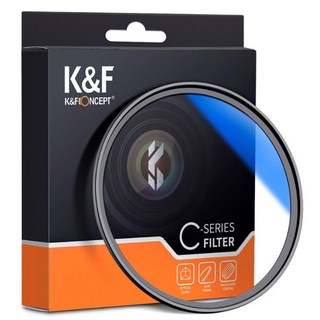 K&F Concept 62mm NANO-C HMC CPL 필터 - 블루 코팅 AGC Japan Glass Blue Multi-Coated CPL Filter