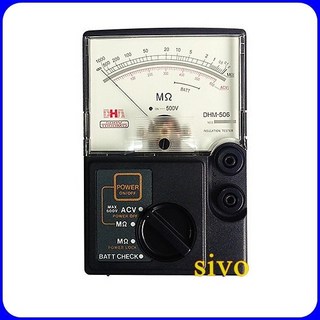 SIVO 工具商城 DHA DHM-506S 指針型絕緣高阻計, 1個
