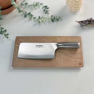 [정품] 글로벌나이프 G-49/B 중식도 주방칼 평생 AS, 실버