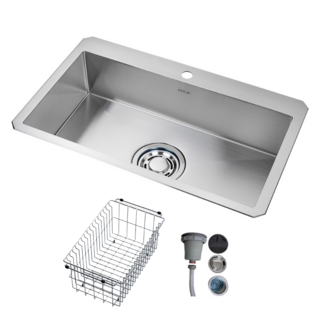 백조 주방 리폼 사각싱크볼 SWSR8535 수전타공 배수구포함 설치기사 방문가능, 설치요청 (설치비용 상세페이지 하단 참고!), 1개