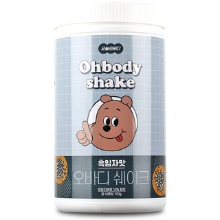 오늘의바디 오바디 단백질 쉐이크 흑임자맛, 700g, 1개