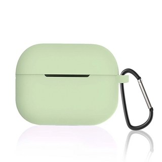 AirPods Pro 保護殼 彈性矽膠防油 可水洗保護套, 薄荷綠, 1個, Airpods Pro2