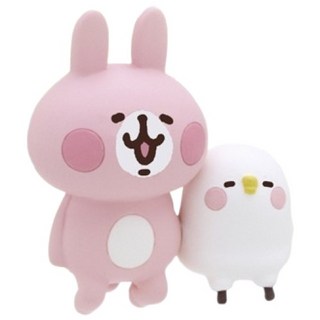 大旺小舖 日本正版卡娜赫拉的小動物杯緣子 P助與小兔兔第三代, 1個