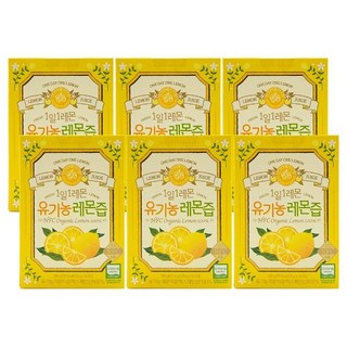 1일1레몬 유기농 레몬즙 14포x6박스 총 84포, 500ml