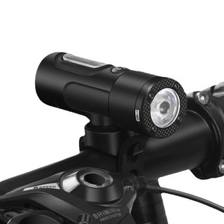 퀄스 퀵탈착 스마트 자전거라이트 전조등 LED C타입 충전식, 1개, 블랙