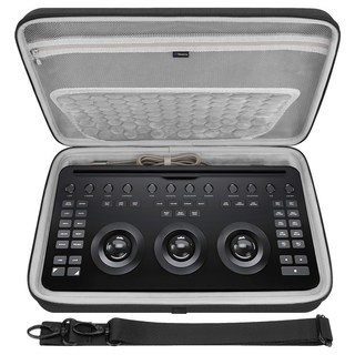 Geekria 하드 셸 여행용 운반 케이스 과 호환 블랙매직디자인 다빈치 리졸브 마이크로 컬러패널 EVA 보호 백 (다크 그레이), 1개