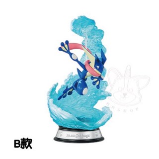 M.M小舖 RE-MENT 盒玩 寶可夢桌上鞦韆擺飾P3 基拉祈 木木梟 呆火鱷 全6款, 1個, B款/甲賀忍蛙1MX12