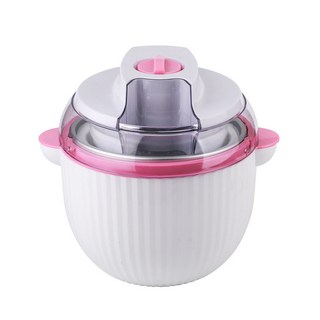 兒童電動冰激凌家用迷你小型全自動冰淇淋機沙冰機跨境出口, 1個, 粉紅色:235*235*250mm